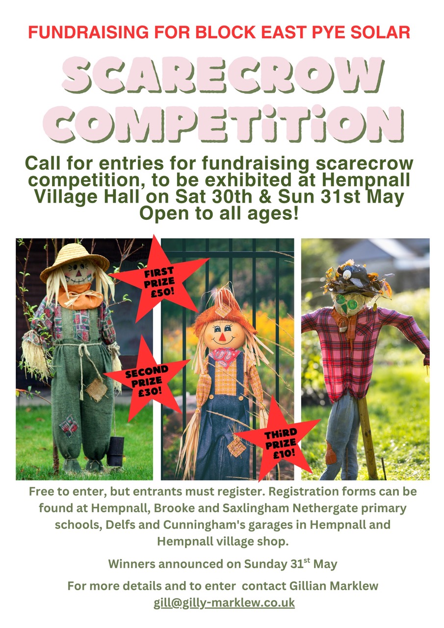 Scarecrow Competition Poster